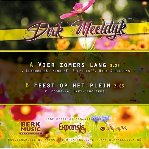 9.027 - Dirk Meeldijk - Vier zomers Lang / Feest  op het plein (Back)