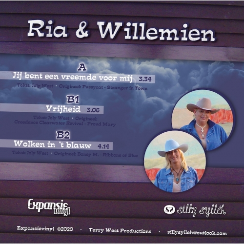 9.032 - Ria en Willemien - JIj bent een vreemde voor mij / Vrijheid / Wolken in t blauw (Back)
