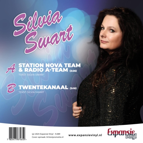 9.089 - Silvia Swart - Station Nova Team & Radio A-Team / Twentekanaal (Back)