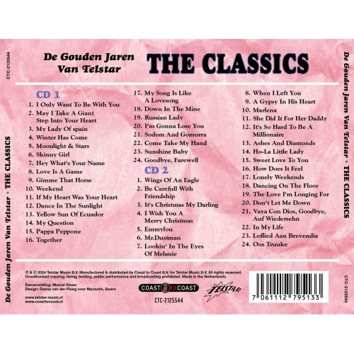 CTC-2125544 - The Classics - De gouden jaren van Telstar (Back)