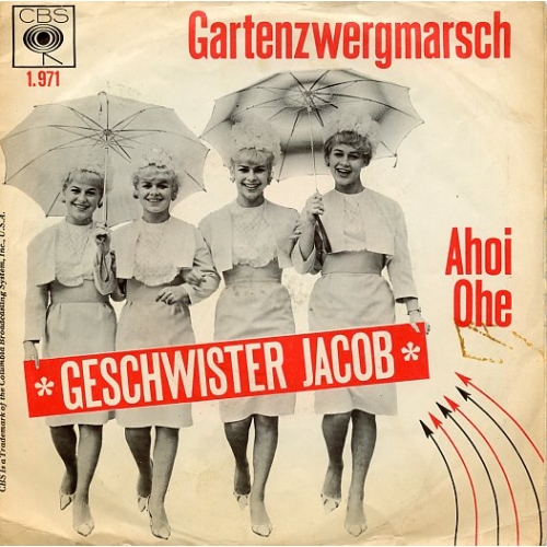 CBS – 1.971 - Geschwister Jacob – Gartenzwergmarsch / Ahoi Ohe (Front)