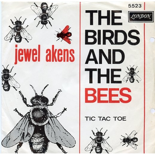 London Records – HL 9954 - Jewel Akens – The Birds And The Bees / Tic Tac Toe (Front)