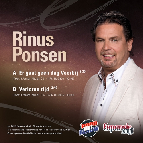 9.070 - Rinus Ponsen - Er gaat geen dag voorbij / Verloren Tijd (Back)