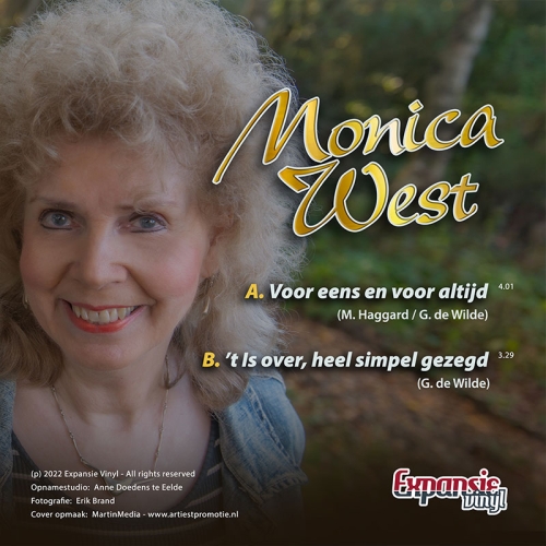 9.071 - Monica West - Voor eens en voor altijd / t is over . heel simpel gezegt (Back)