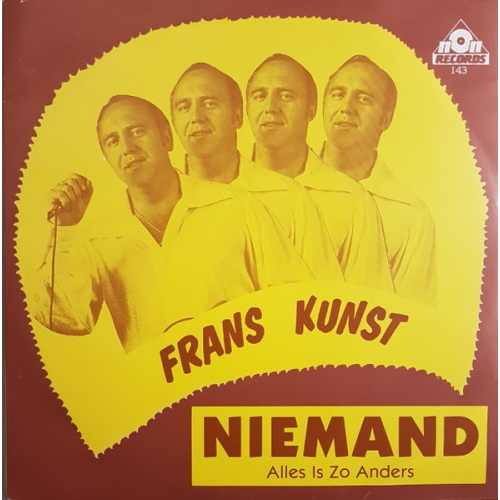 N.O.N. Records – 143 - Frans Kunst – Niemand / Alles Is Zo Anders (Front)