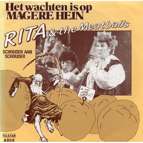TS 4059 TF - Rita & The Meatballs – Het Wachten Is Op Magere Hein / Schouder Aan Schouder (Front)
