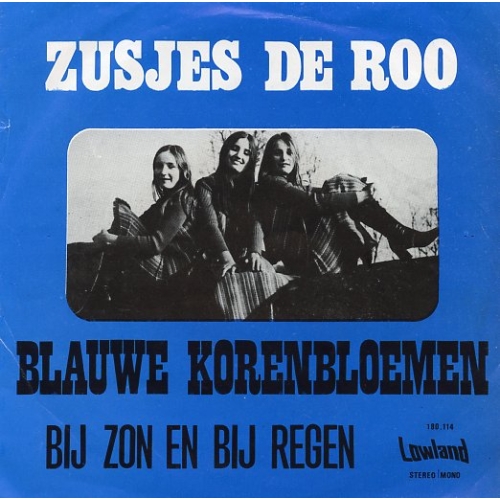 Lowland – 180 114 - Zusjes De Roo – Blauwe Korenbloemen / Bij Zon En Bij Regen (Back)