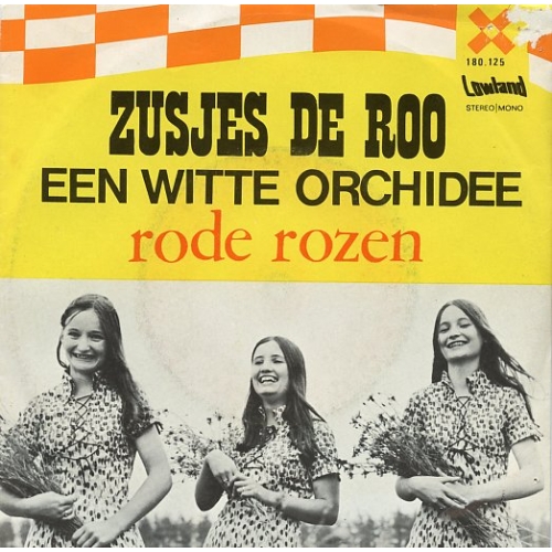  Lowland ?– 180.125  - Zusjes De Roo – Een Witte Orchidee / Rode Rozen (Front)