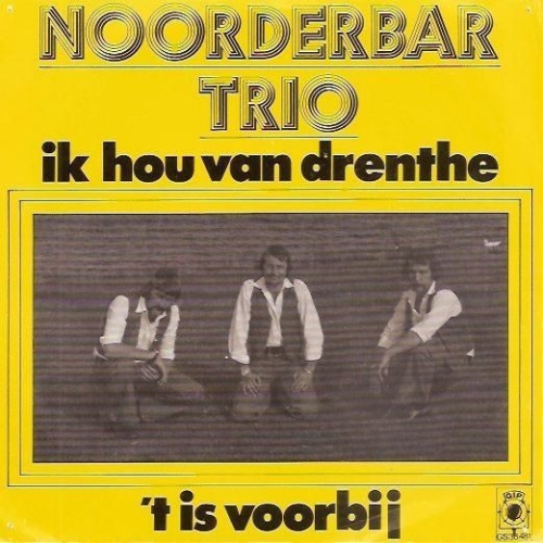 GIP – GS 36 481 - Noorderbar Trio – Ik Hou Van Drenthe / 't Is Voorbij (Front)