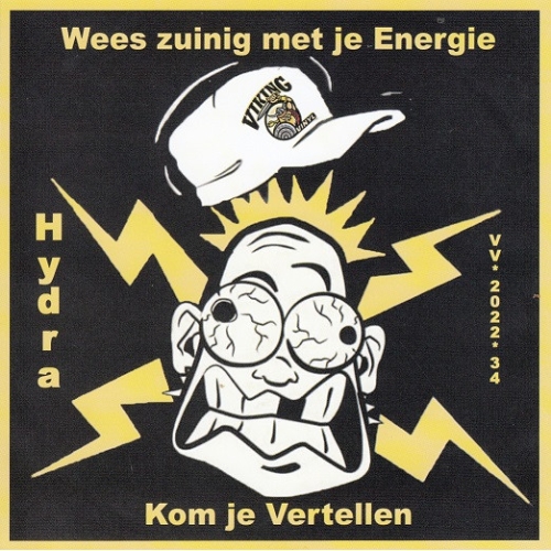 VV-2022-34 - Hydra  – Wees Zuinig Met Je Energie / 	Kom Je Vertellen (Front)