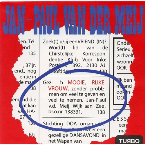 TBR014 - Jan-Paul Van Der Meij / Eppo Korthuis – Mooie Rijke Vrouw / Slovenischer Bauern Tanz (Front)