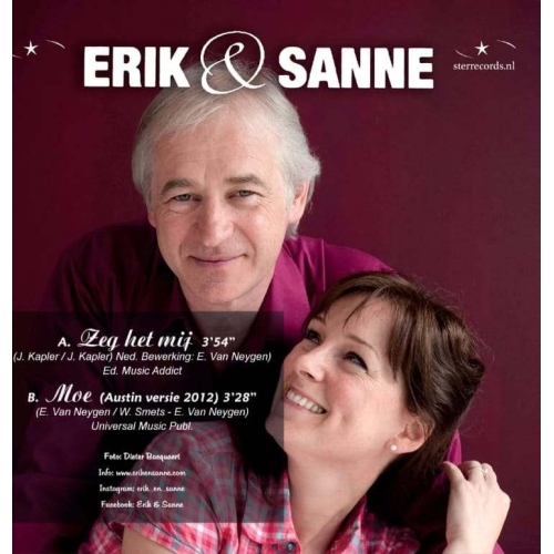 sterrecords 2401 - Erik & Sanne - Zeg het mij / Moe (Back)