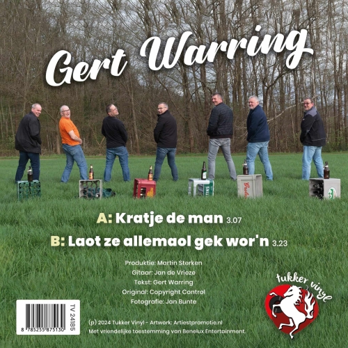 TV 24185 - Gert warring - Kratje de Man / Laot Ze Allemaol Gek Wor'n (Back)