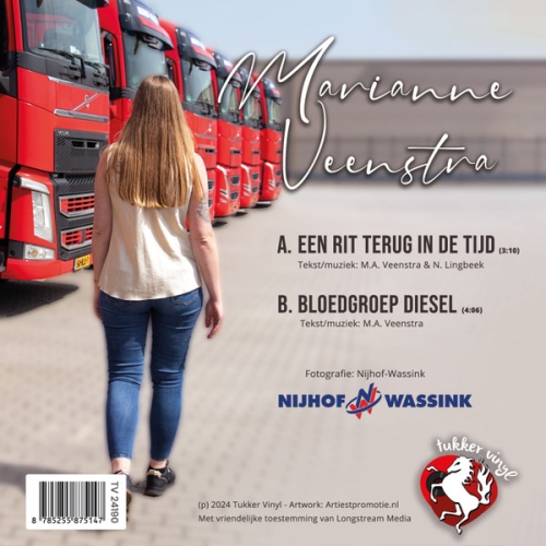 TV24190 - Marianne Veenstra – Een Rit Terug In de Tijd / Bloedgroep Diesel (Back)