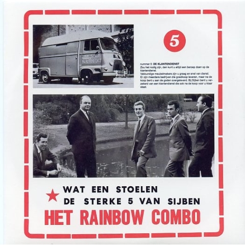 lp 1049  - Het Rainbow Combo – Wat Een Stoelen / De Sterke Vijf Van Sijben (Front)